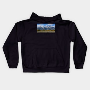 Autumn in the Tetons Kids Hoodie